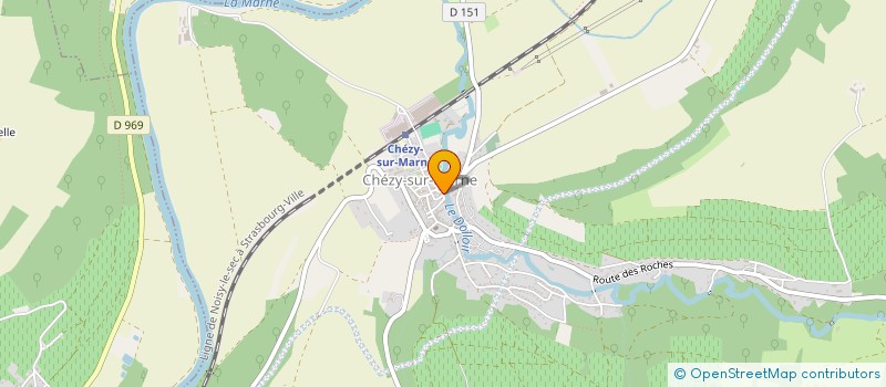 localisation de l'entreprise MONSIEUR FRANKY DUCREST  CHEZY-SUR-MARNE