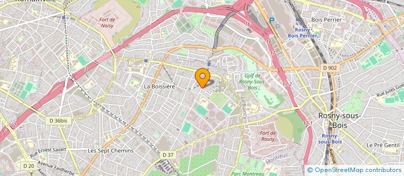 localisation de l'entreprise MONSIEUR FRANKY FALCK à MONTREUIL