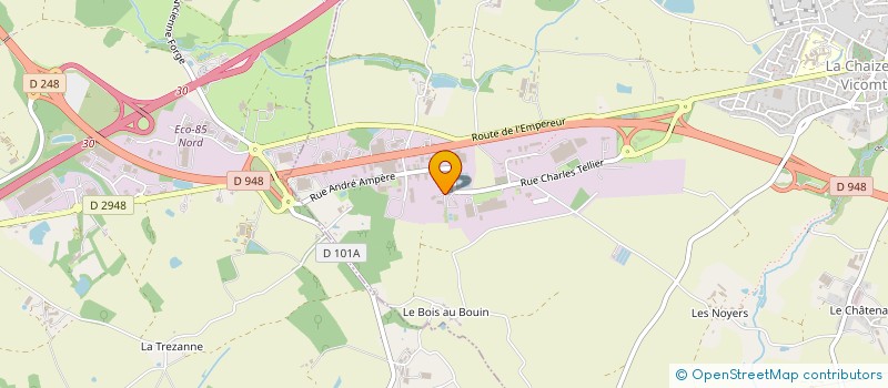 localisation de l'entreprise MONSIEUR FRANKY FLEURISSON à LA CHAIZE-LE-VICOMTE