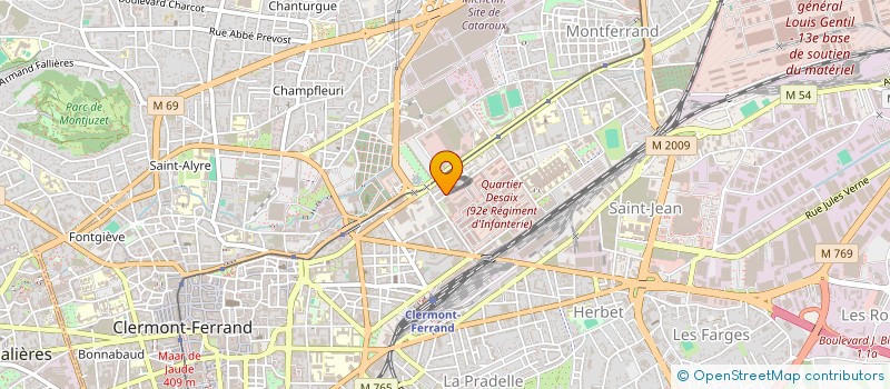 localisation de l'entreprise MONSIEUR FRANKY JEAN ANDRE DELHAYE  CHAMALIERES