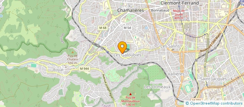 localisation de l'entreprise MONSIEUR FRANKY JEAN ANDRE DELHAYE  CHAMALIERES