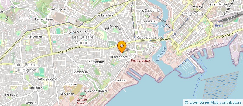 localisation de l'entreprise MONSIEUR FRANKY LEDA à BREST