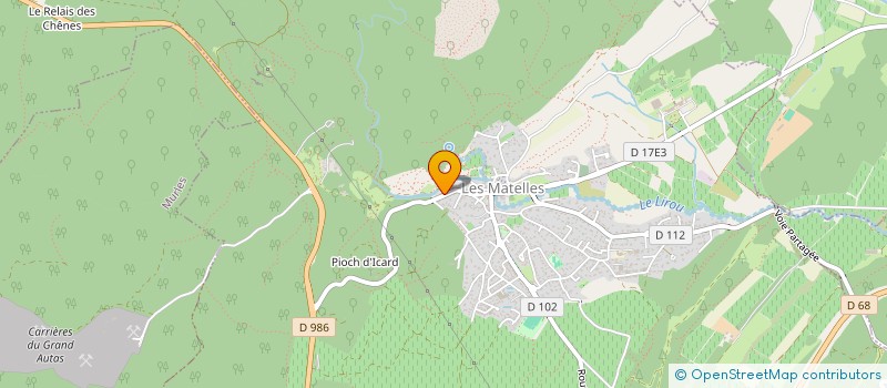 localisation de l'entreprise MONSIEUR FRANNCES COSENTINO  LES MATELLES