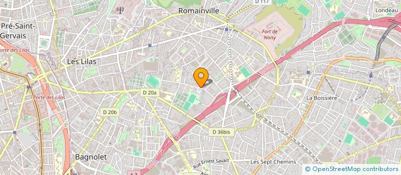 localisation de l'entreprise MONSIEUR FRANOIS OLIVA-BLIN à BAGNOLET