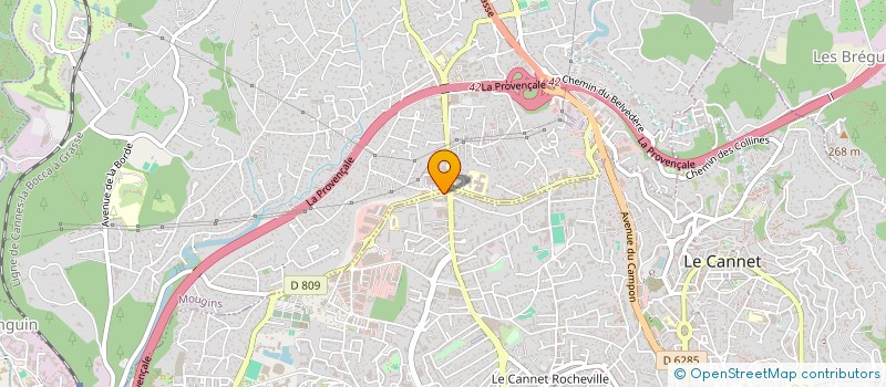 localisation de l'entreprise MONSIEUR FRANQUILIM AFONSO SEMEDO DUARTE à LE CANNET