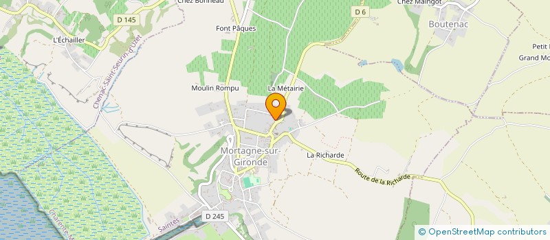 localisation de l'entreprise MONSIEUR FRANS VAN ROSSUM  MORTAGNE-SUR-GIRONDE