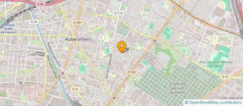 localisation de l'entreprise MONSIEUR FRANTISEK JANULA  AUBERVILLIERS