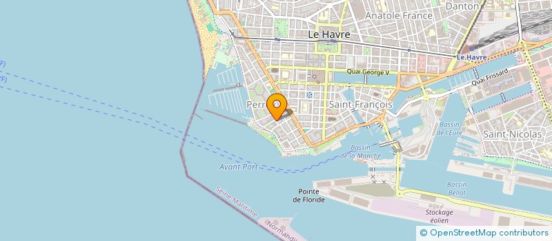 localisation de l'entreprise MONSIEUR FRANTZ AMIRAULT  LE HAVRE