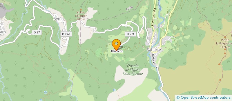 localisation de l'entreprise MONSIEUR FRANTZ BIROT  SAHORRE