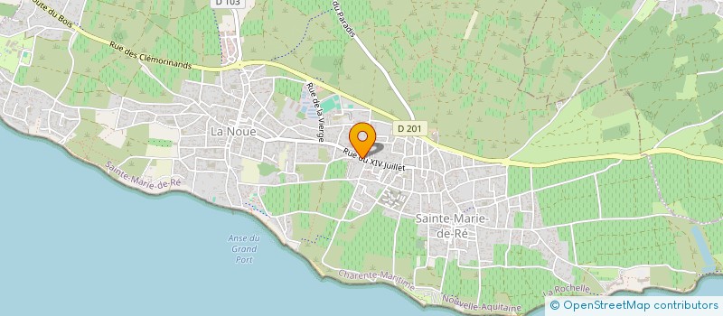 localisation de l'entreprise MONSIEUR FRANTZ CANEL  SAINTE-MARIE-DE-RE