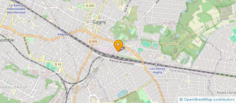 localisation de l'entreprise MONSIEUR FRANTZ CASSEUS  GAGNY