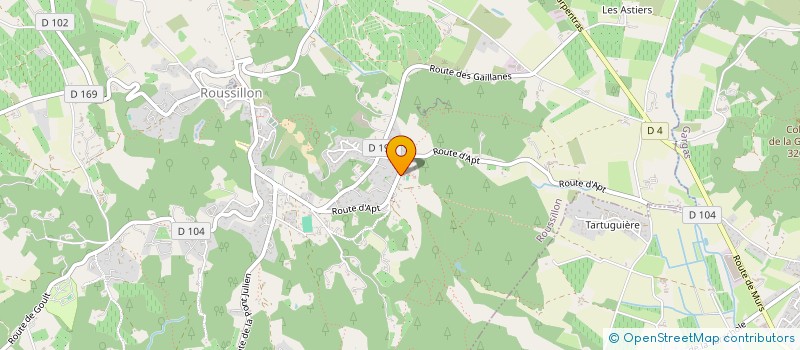 localisation de l'entreprise MONSIEUR FRANTZ CHOBERT  ROUSSILLON