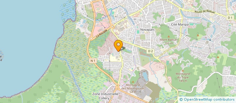 localisation de l'entreprise MONSIEUR FRANTZ-CO OPHIN  CAYENNE