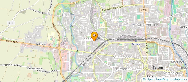 localisation de l'entreprise MONSIEUR FRANTZ CONHOC  TARBES