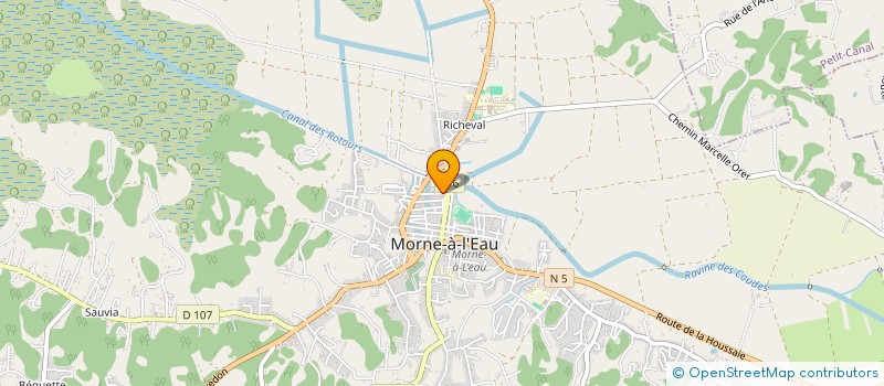 localisation de l'entreprise MONSIEUR FRANTZ DANQUIN à MORNE-A-L'EAU