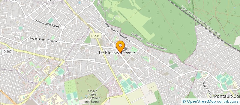 localisation de l'entreprise MONSIEUR FRANTZ EUPHRASIE  LE PLESSIS-TREVISE