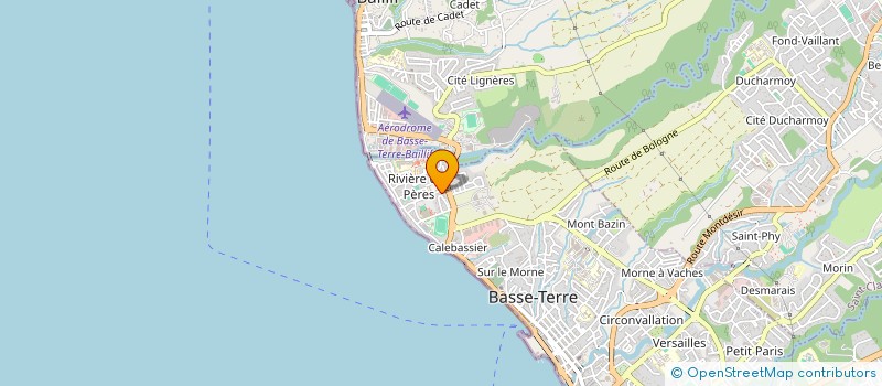 localisation de l'entreprise MONSIEUR FRANTZ EZELIN à BASSE-TERRE