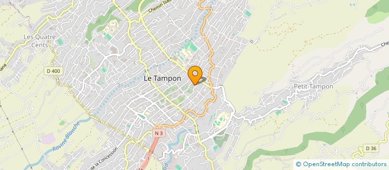 localisation de l'entreprise MONSIEUR FRANTZ FERRERE à LE TAMPON