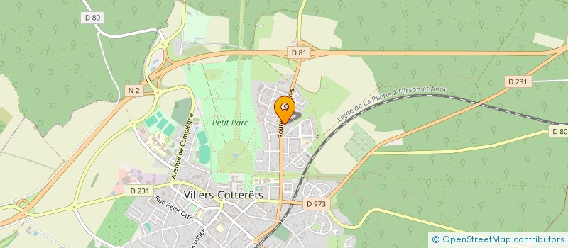 localisation de l'entreprise MONSIEUR FRANTZ GAMAN  VILLERS-COTTERETS