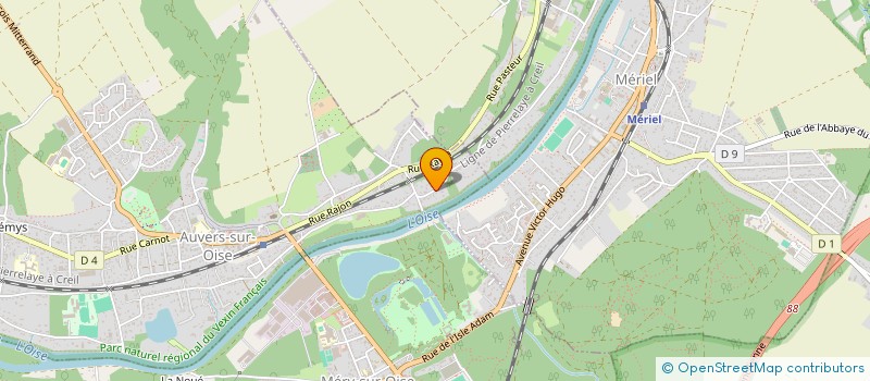 localisation de l'entreprise MONSIEUR FRANTZ GAUTIER  AUVERS-SUR-OISE