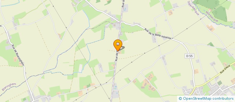 localisation de l'entreprise MONSIEUR FRANTZ GOUBET  STEENBECQUE