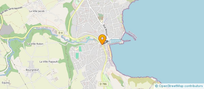 localisation de l'entreprise MONSIEUR FRANTZ HENRY-DURET  BINIC-ETABLES-SUR-MER