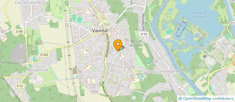 localisation de l'entreprise MONSIEUR FRANTZ JOSEPH  VAUREAL