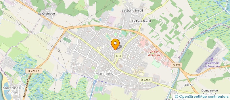 localisation de l'entreprise MONSIEUR FRANTZ JOUSSON à MARENNES-HIERS-BROUAGE