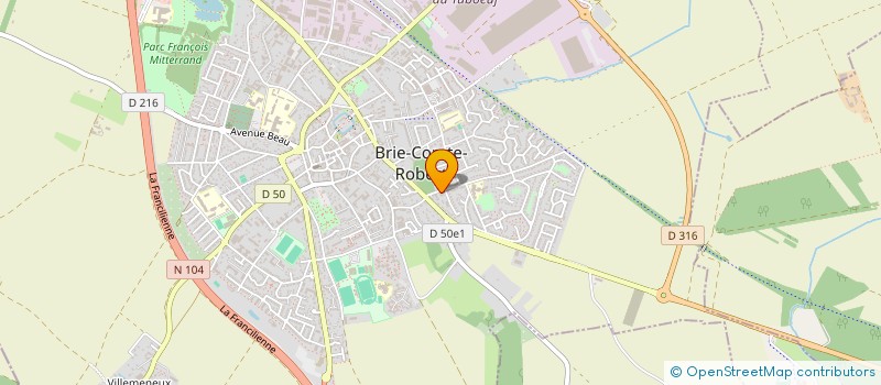 localisation de l'entreprise MONSIEUR FRANTZ KLEBER  BRIE-COMTE-ROBERT