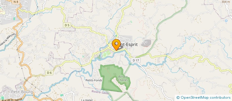 localisation de l'entreprise MONSIEUR FRANTZ LEVOSTRE  SAINT-ESPRIT