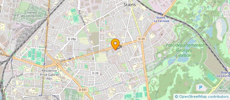 localisation de l'entreprise MONSIEUR FRANTZ LIYOKO à STAINS
