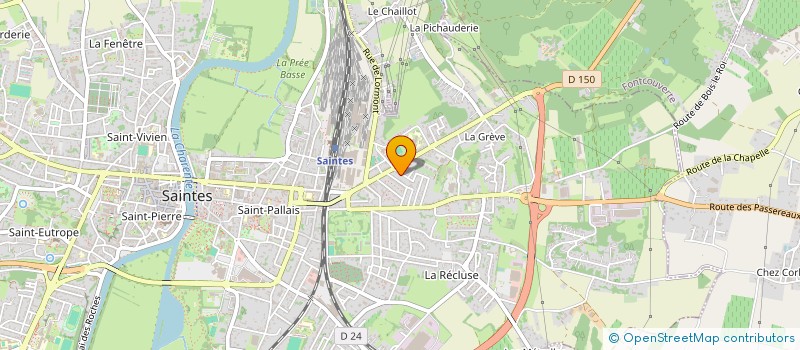 localisation de l'entreprise MONSIEUR FRANTZ LOEHLE  SAINTES