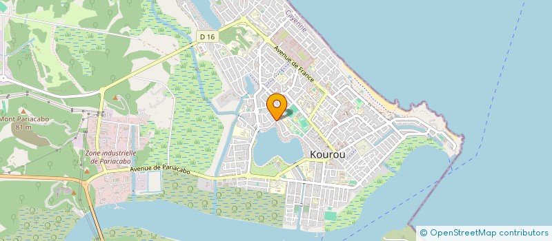 localisation de l'entreprise MONSIEUR FRANTZ LOURI à KOUROU