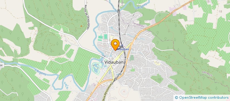 localisation de l'entreprise MONSIEUR FRANTZ MANCHAUD  VIDAUBAN