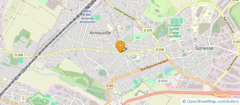 localisation de l'entreprise MONSIEUR FRANTZ MENEUS  ARNOUVILLE