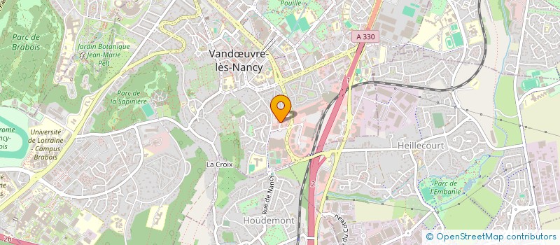 localisation de l'entreprise MONSIEUR FRANTZ MERCIER  VANDUVRE-LES-NANCY