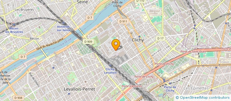 localisation de l'entreprise MONSIEUR FRANTZ OYOUKOU à CLICHY