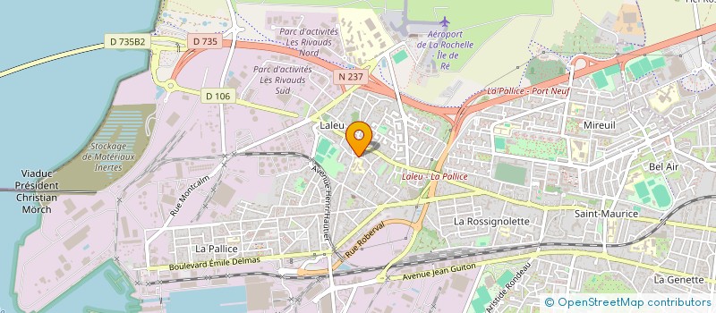 localisation de l'entreprise MONSIEUR FRANTZ PLOTARD  LA ROCHELLE