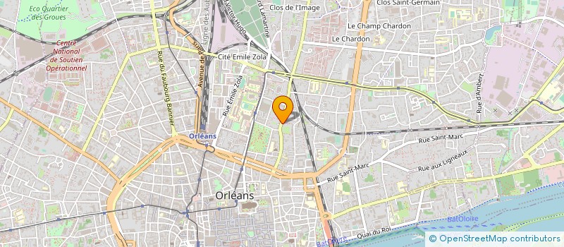 localisation de l'entreprise MONSIEUR FRANTZ QUENTIN  ORLEANS