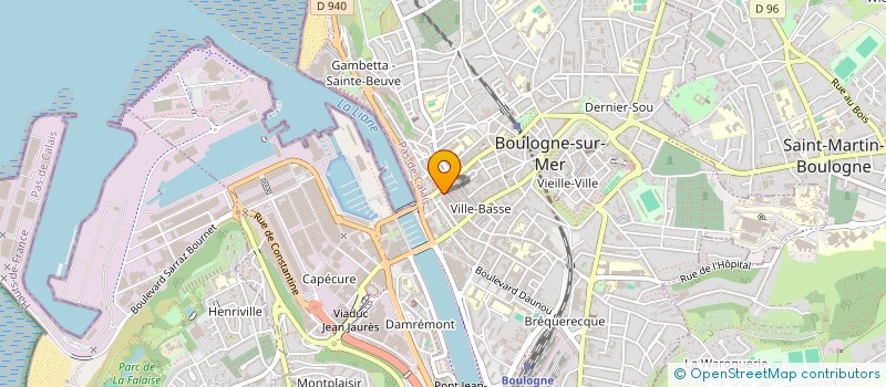 localisation de l'entreprise MONSIEUR FRANTZ RAPHAEL BENOI CARRE à BOULOGNE-SUR-MER