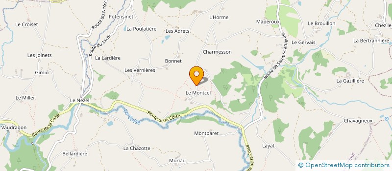 localisation de l'entreprise MONSIEUR FRANTZ RICHARDSON à SAINT-MARTIN-EN-HAUT