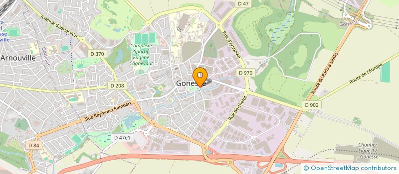 localisation de l'entreprise MONSIEUR FRANTZ SAINT LOUIS à GONESSE