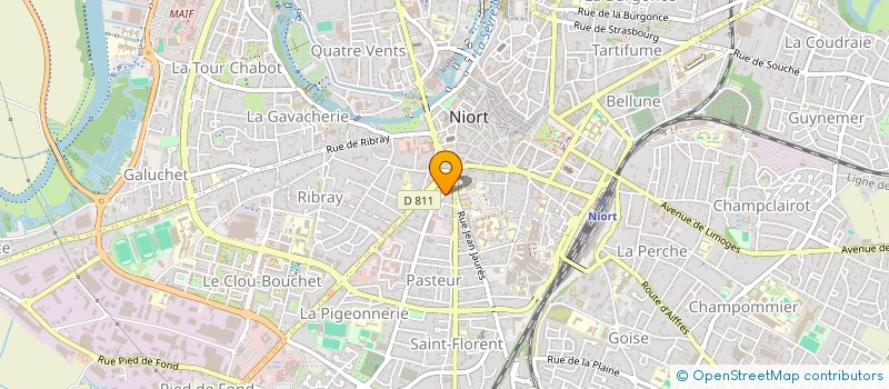 localisation de l'entreprise MONSIEUR FRANTZ SIMONET à NIORT