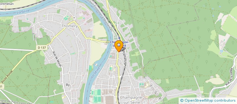 localisation de l'entreprise MONSIEUR FRANTZ VINGATARAMIN  CHAMPAGNE-SUR-SEINE