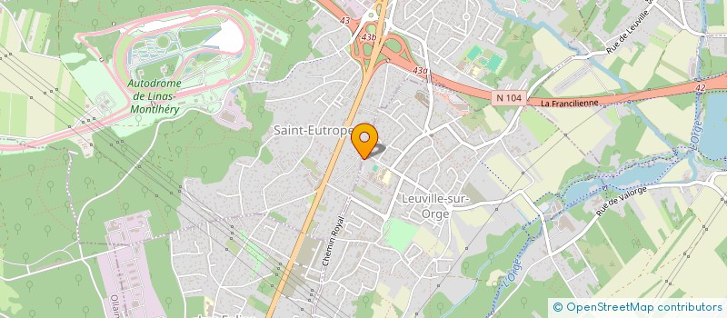 localisation de l'entreprise MONSIEUR FRANTZSO SAINT-AMOUR  LEUVILLE-SUR-ORGE