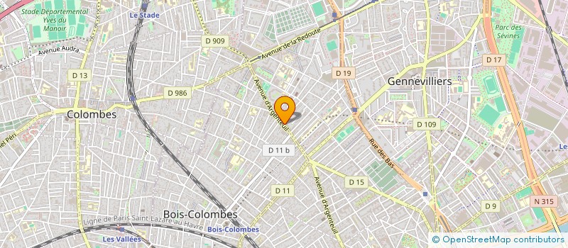 localisation de l'entreprise MONSIEUR FRANY PEIXOTO DA SILVA à ASNIERES-SUR-SEINE