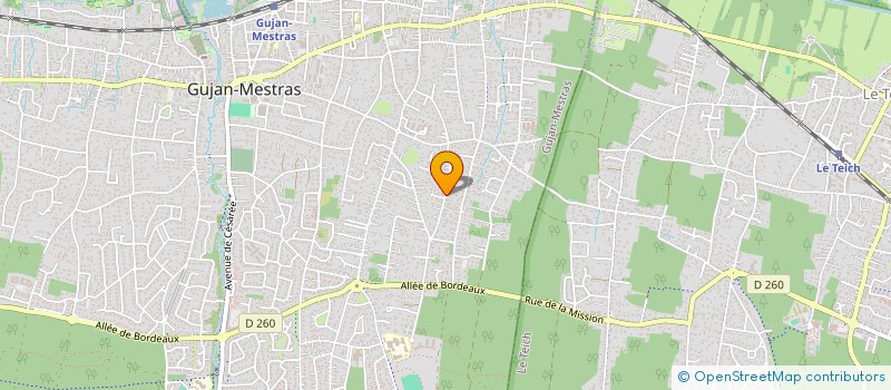 localisation de l'entreprise MONSIEUR FRANZ FASSLER  GUJAN-MESTRAS
