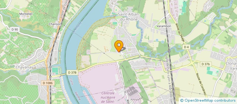 localisation de l'entreprise MONSIEUR FRANZ GUERDNER  SAINT-ALBAN-DU-RHONE