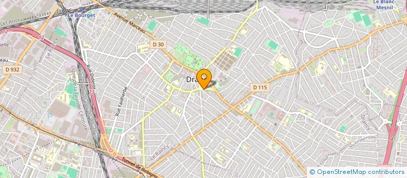 localisation de l'entreprise MONSIEUR FRANZ HUNSTIG  DRANCY