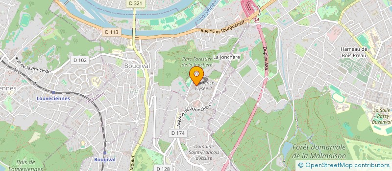 localisation de l'entreprise MONSIEUR FRANZ-OLIVIER NABHOLTZ  LA CELLE-SAINT-CLOUD